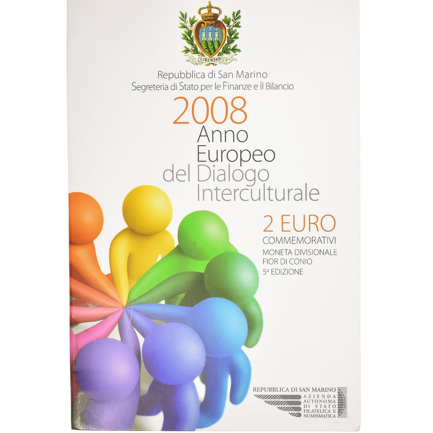 San Marino,
2 eurá,
2008