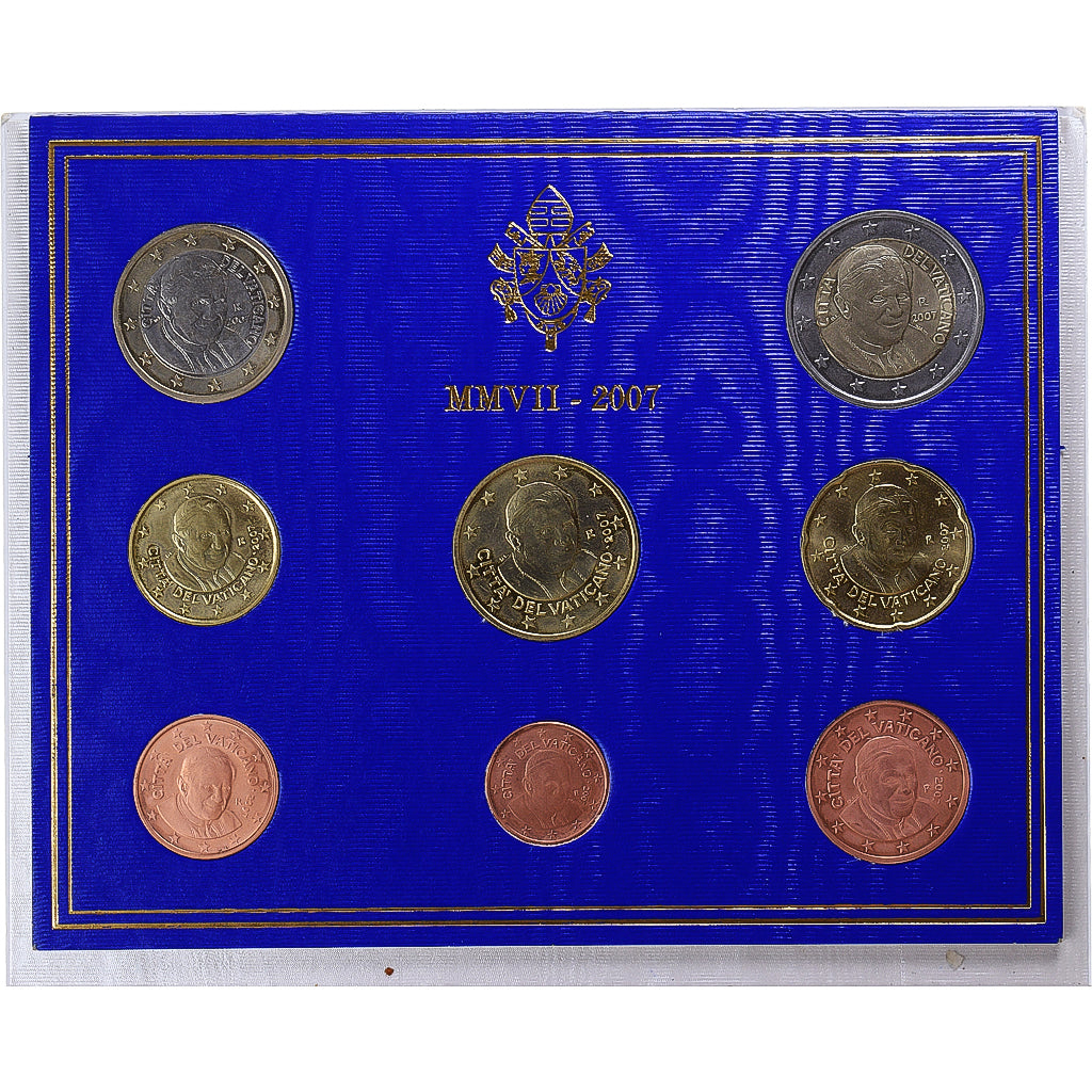 Vatikán,
1 cent za 2 eurá,
2007