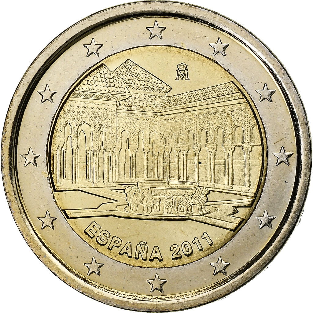 španielčina,
2 eurá,
Alhambra v Granade
