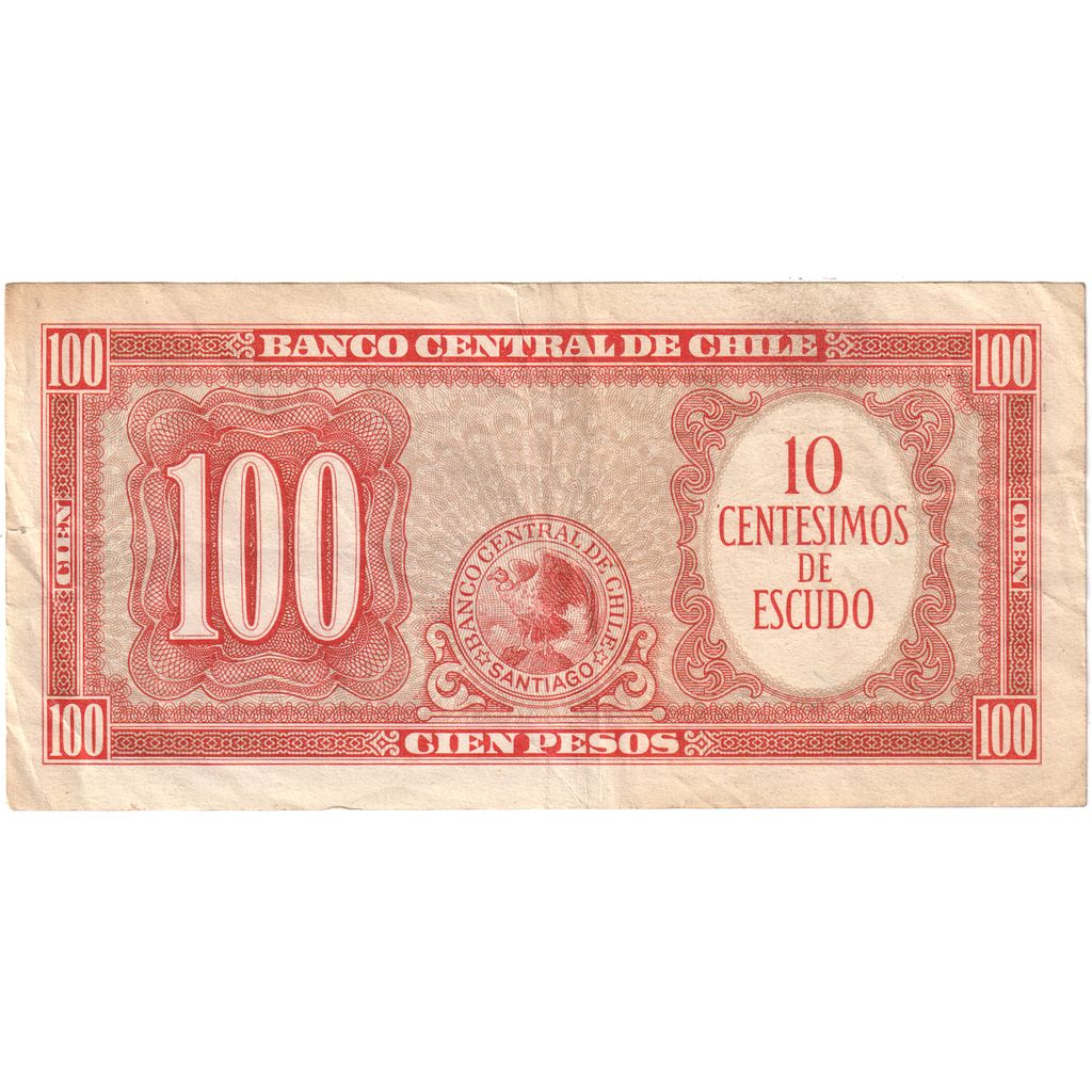 Čile,
100 pesos = 10 kondorov,
WF(40-45)