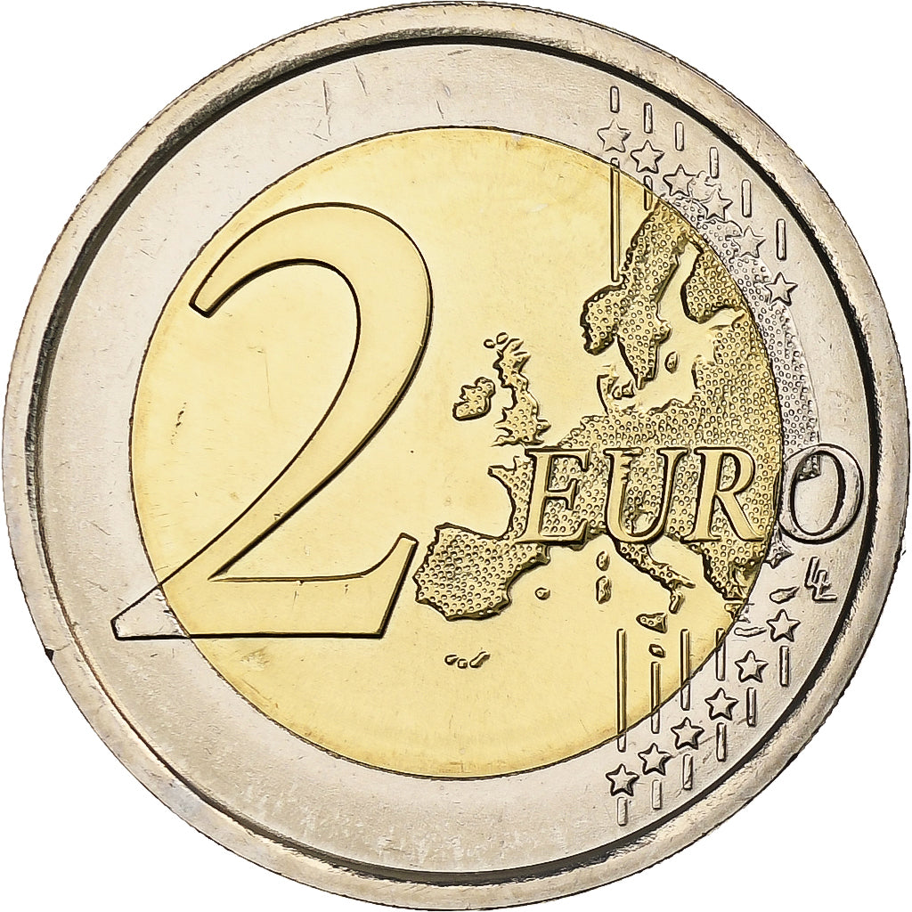 Slovinsko,
2 eurá,
30 rokov pred Drapeau de l'UE