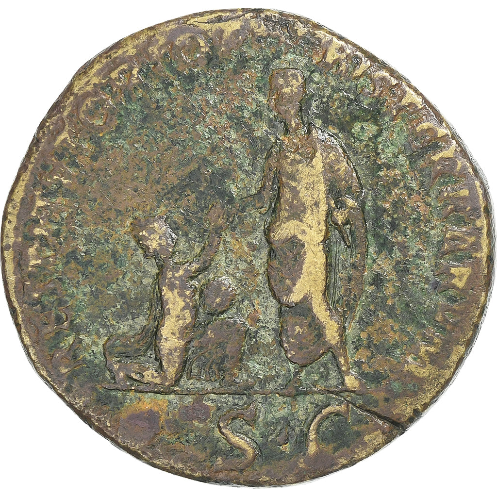 Hadrian,
sestertius,
120-121