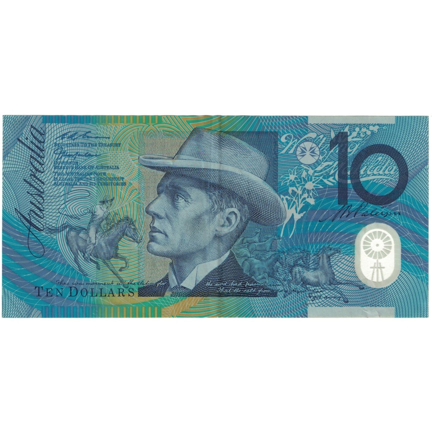 bankovka,
Austrália,
10 dolárov