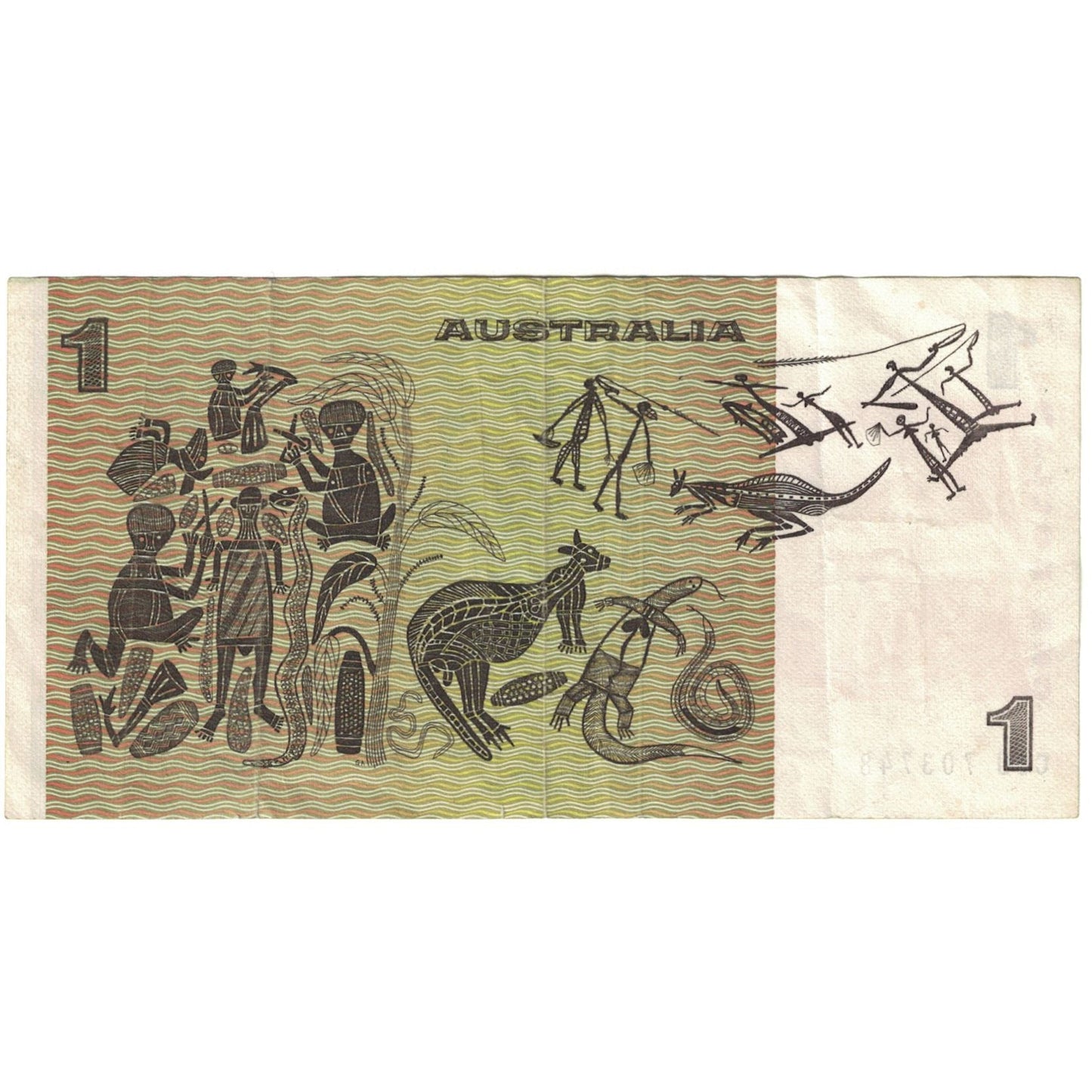 bankovka,
Austrália,
1 dolár