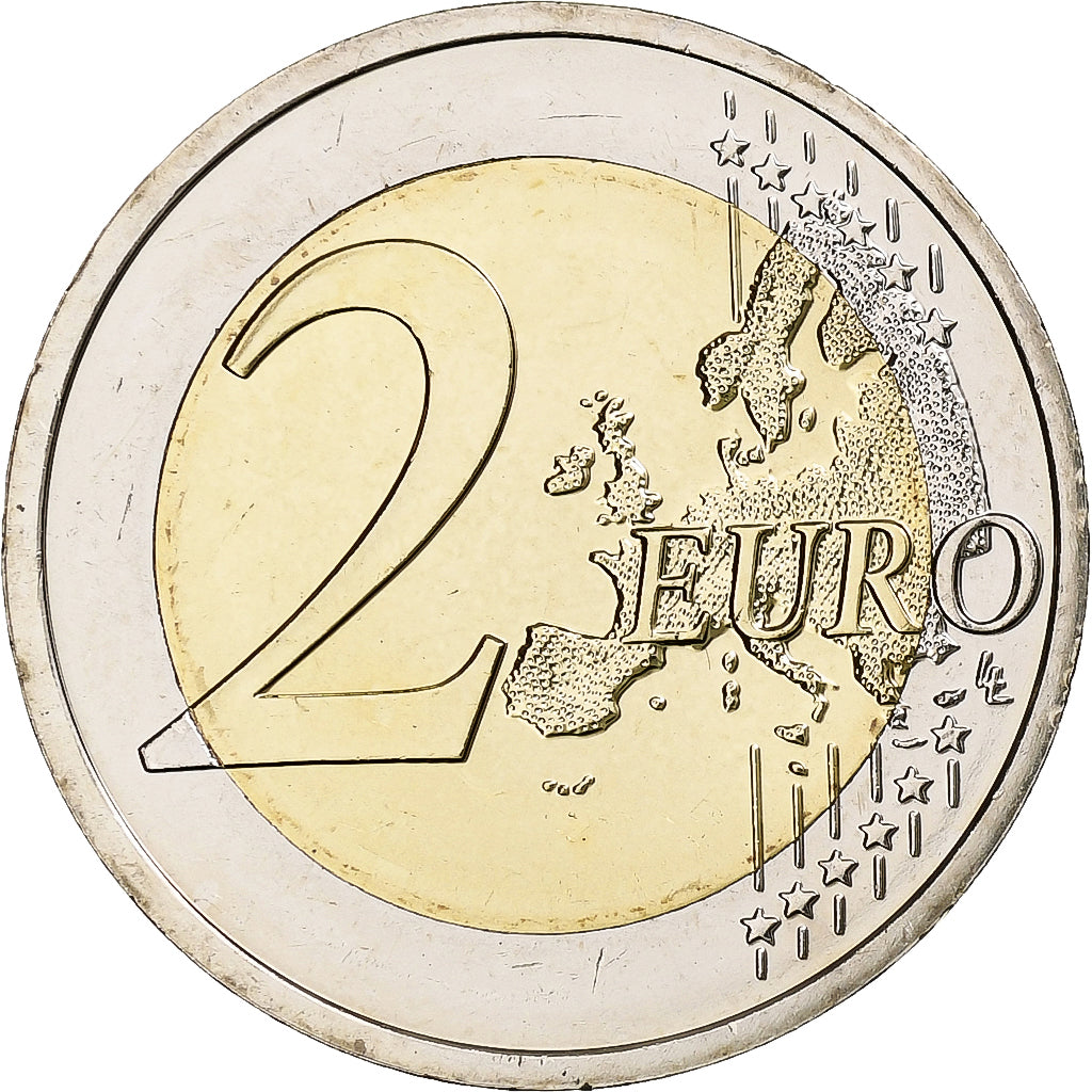 slovenský,
2 eurá,
25. Jahrestag der Republik