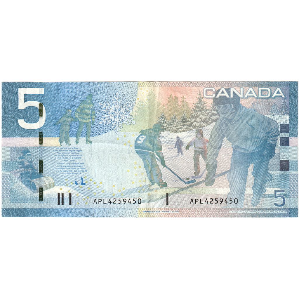 Kanada,
5 dolárov,
UA(55-58)