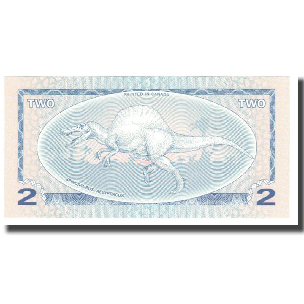 bankovka,
Kanada,
2 dináre