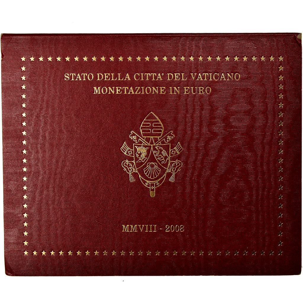 Vatikán,
1 cent za 2 eurá,
2008