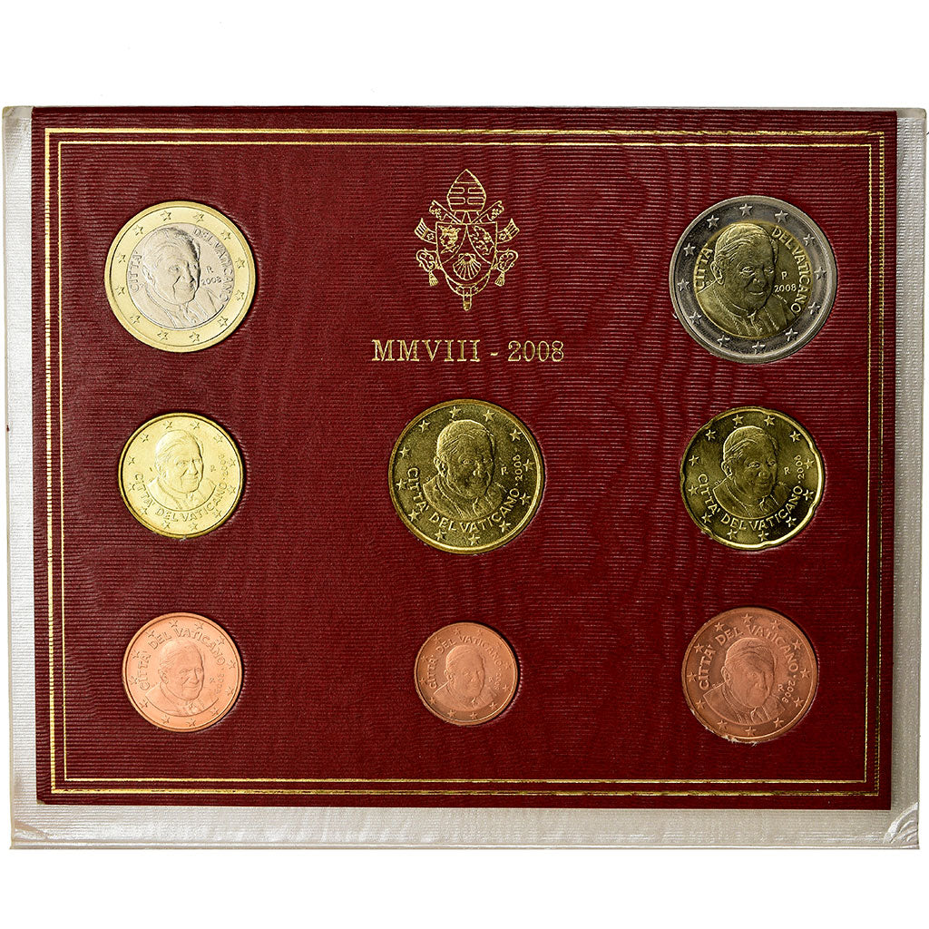 Vatikán,
1 cent za 2 eurá,
2008