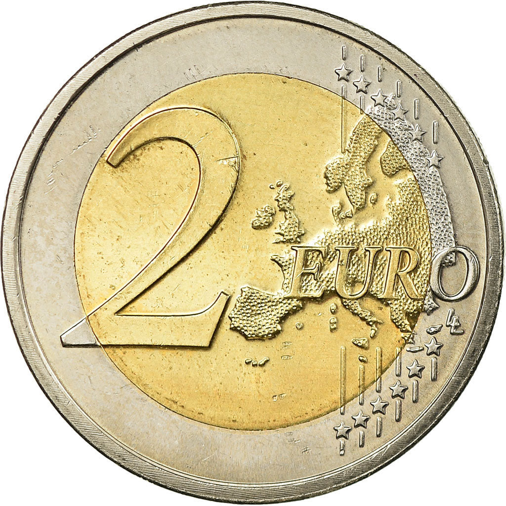Slovinsko,
2 eurá,
500. Narodeniny Primoza Tubara