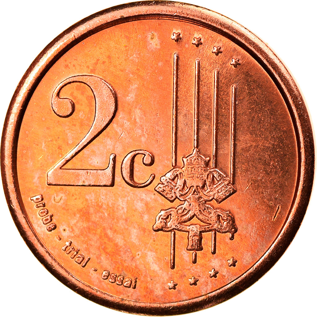 Vatikán,
2 euro centy,
Typ 3