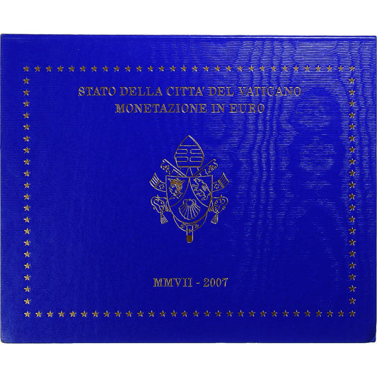 Vatikán,
 
 1 cent za 2 eurá,
 
 2007