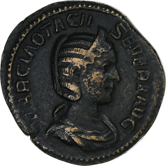 Otacilia Severa, 
  
  sestertius, 
  
  244-249