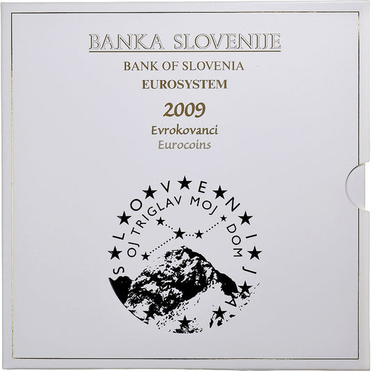 Slovinsko,
 
 1 cent za 2 eurá + 3 eurá,
 
 BU