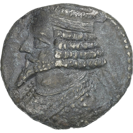 Phraates IV, 
  
  tetradrachma, 
  
  okolo roku 27 pred Kr