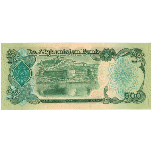 bankovka,
 
 Afganistan,
 
 500 Afgancov