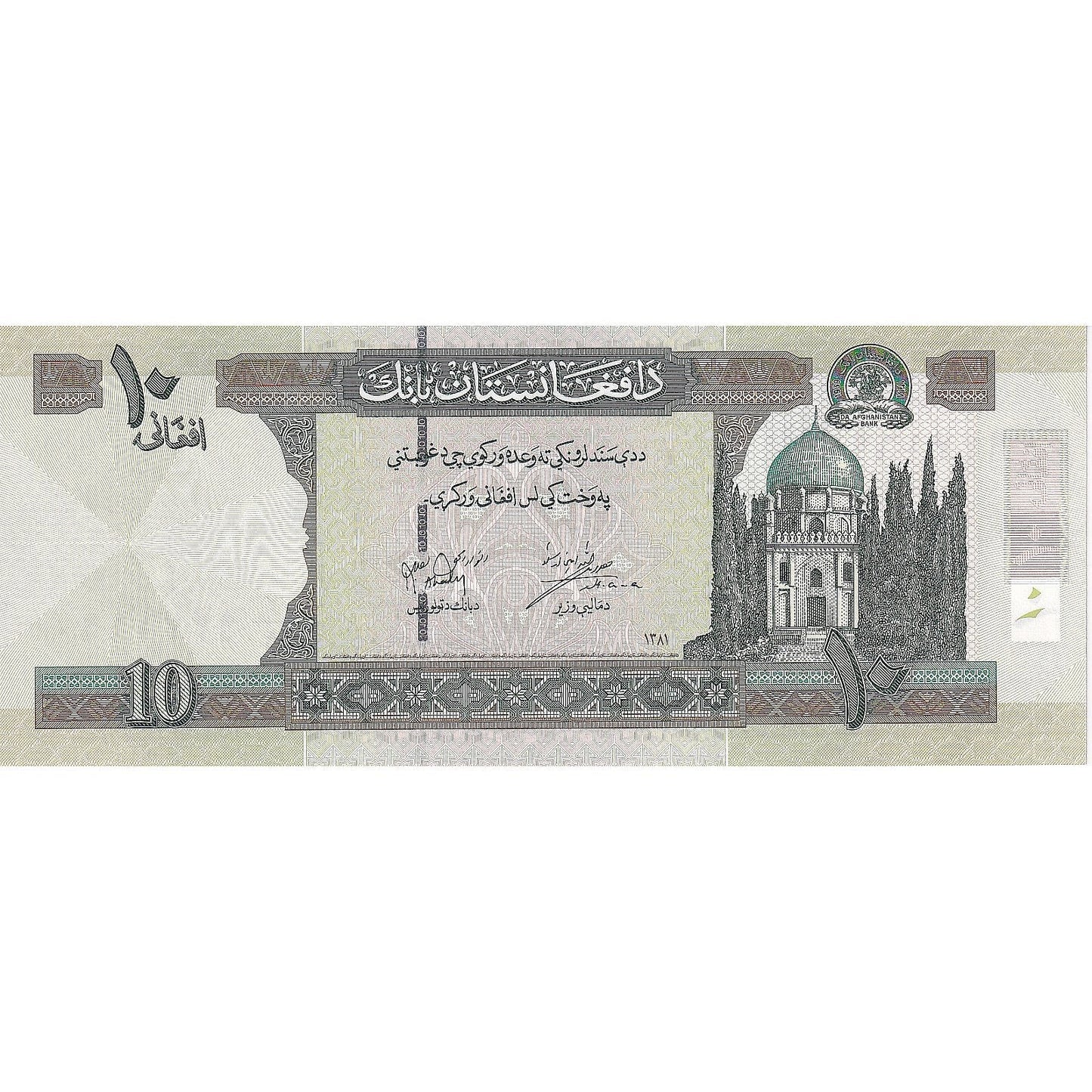 Afganistan,
 
 10 Afgancov,
 
 2002