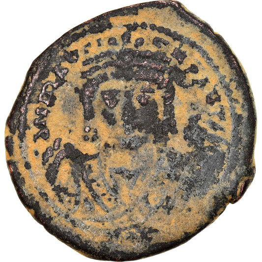 Maurice Tiberius,
 
 Follis,
 
 595-596